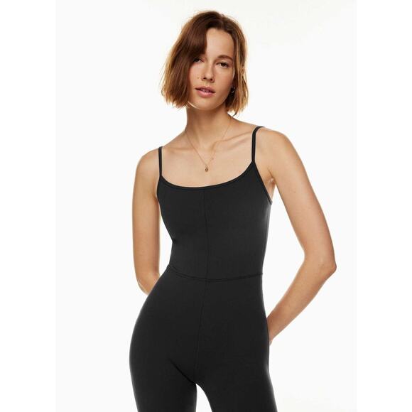 Aritzia Wilfred Free Divinity Kick Flare Stretch Tank Sleeveless Jumpsuit - Picture 6 of 16